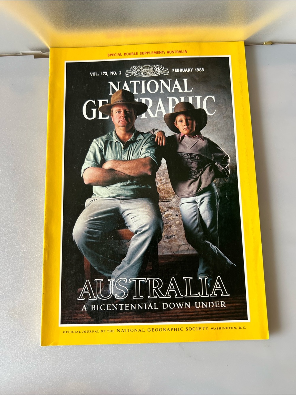 February 1988 issue of National Geographic magazine